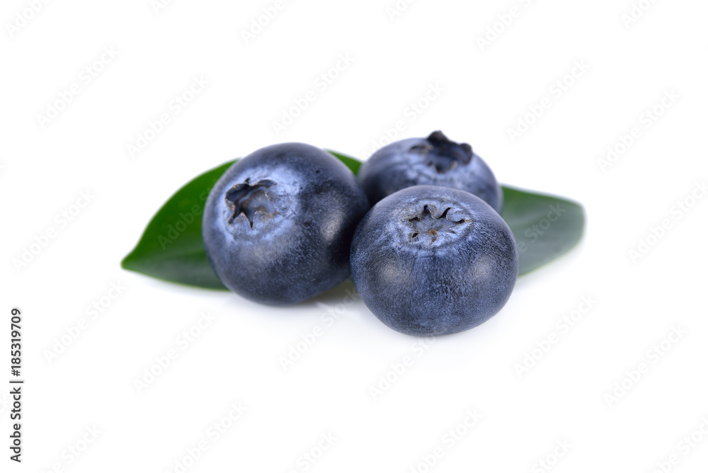 whole fresh blueberry on white background whole fresh blueberry on white background