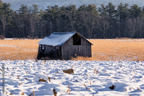 First Snow on Vermont Farm