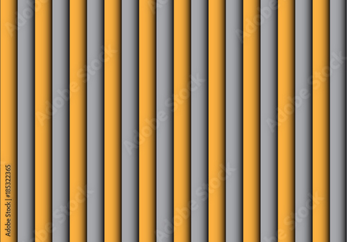 Abstract yellow gray shutter pattern background vector illustration.