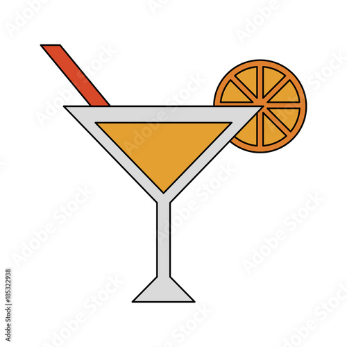 Lemon cocktail drink