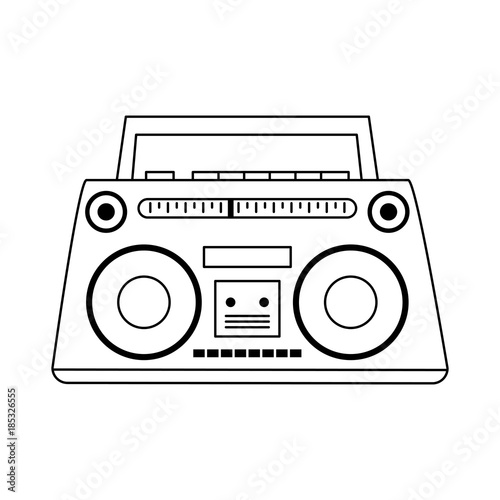 Old radio stereo