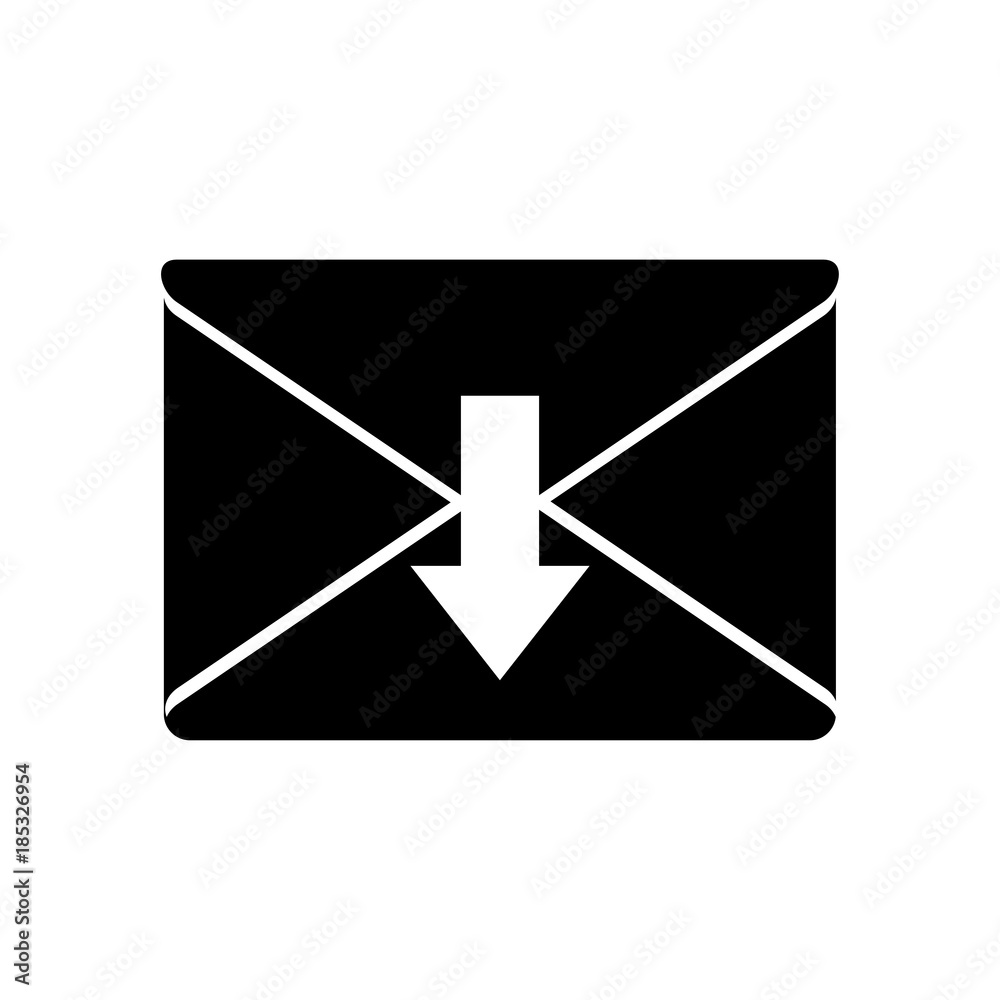 Mail icon. Vector Illustration Mail icon. Vector Illustration