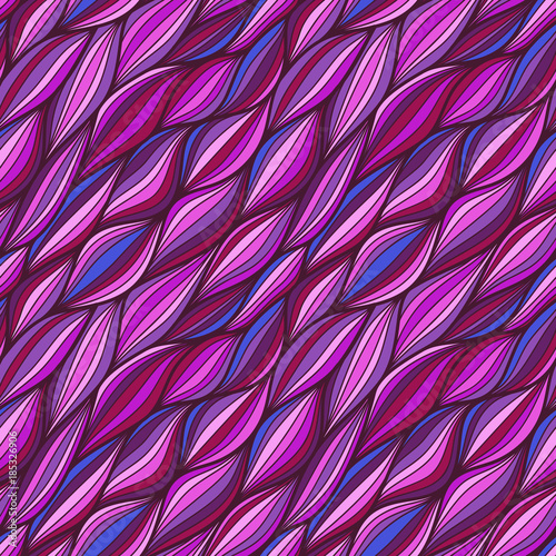 Purple wave patterns. Seamless pattern can be used for wallpaper, pattern fills, web page backgrounds and surface textures.