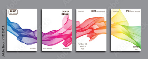 Creative colored cover. Cover design.