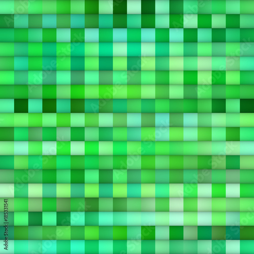 Multicolor Gradient Rectangles Grid. Seamless Black and White Pattern.