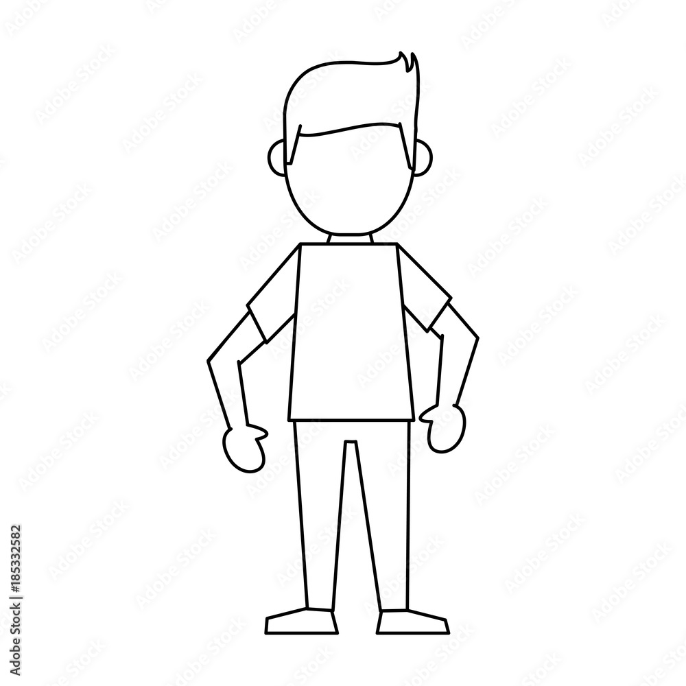 Man avatar cartoon icon vector illustration graphic design Man avatar cartoon icon vector illustration graphic design