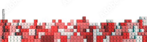 Plastic building blocks