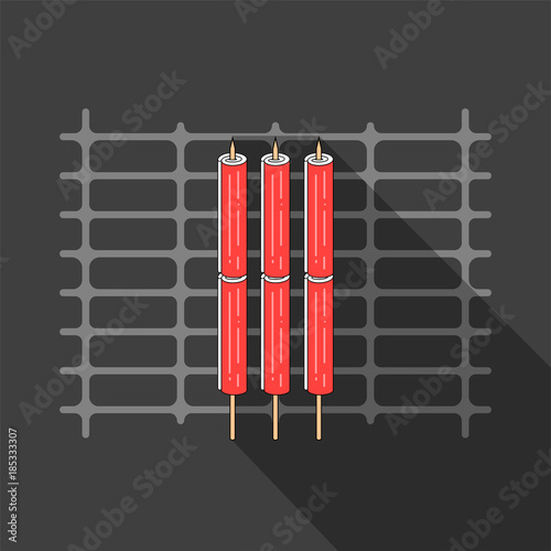 Crab Sticks on Grate Grill