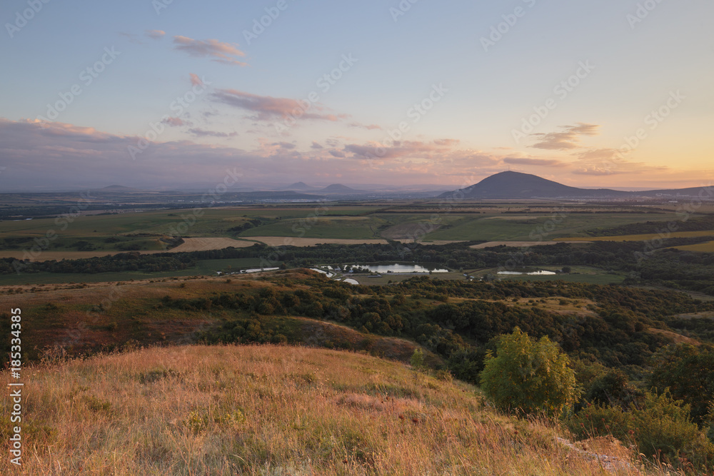 Summer views of the snowy mountains of the Caucasus. Formation and movement of clouds over mountains peaks. Summer views of the snowy mountains of the Caucasus. Formation and movement of clouds over mountains peaks.