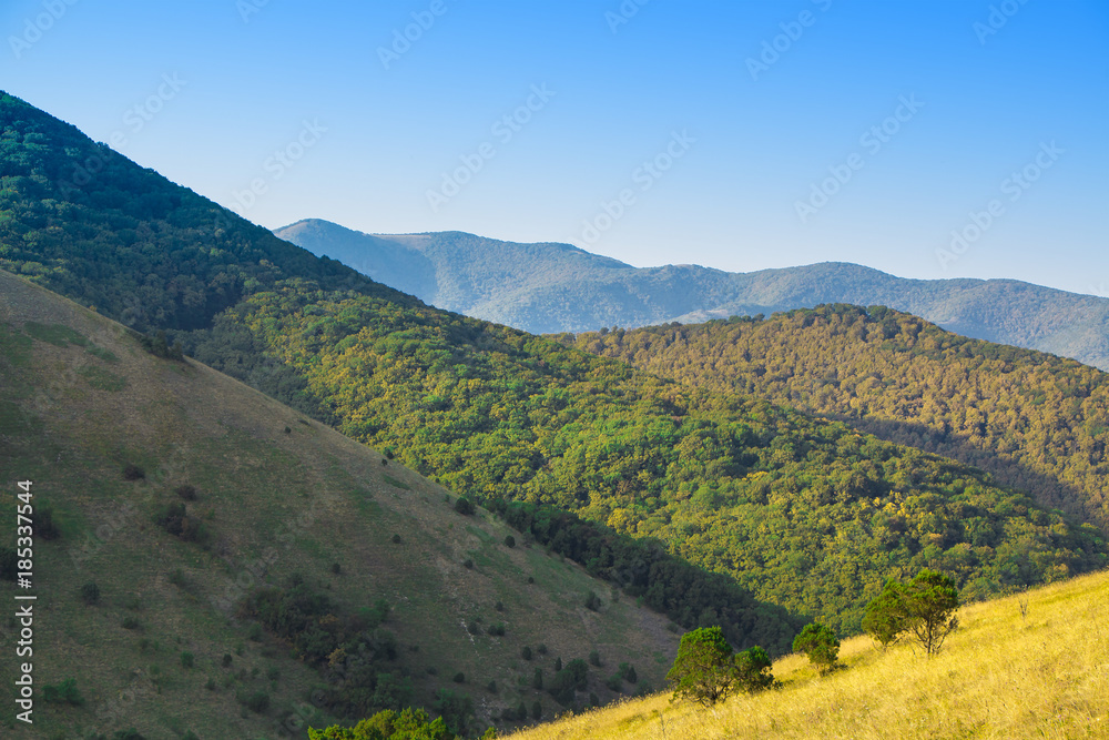 Scenic view of mountains