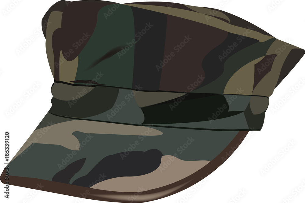 cappello mimetico militare americano Stock Vector | Adobe Stock