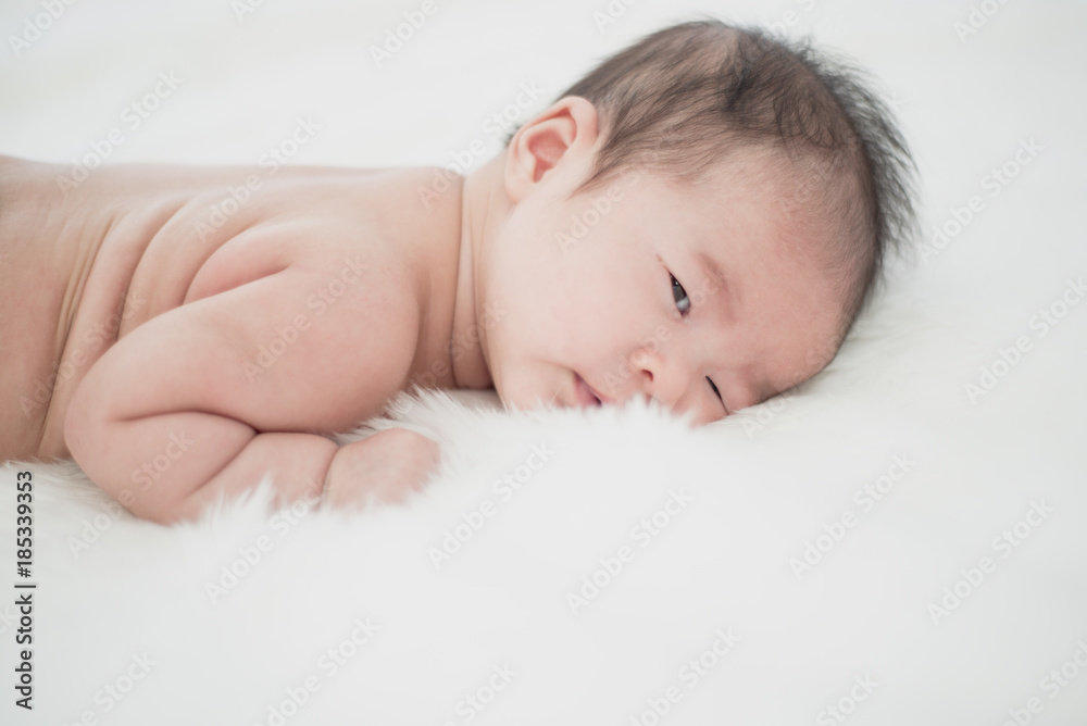 Asian beautiful newborn baby. Asian beautiful newborn baby.