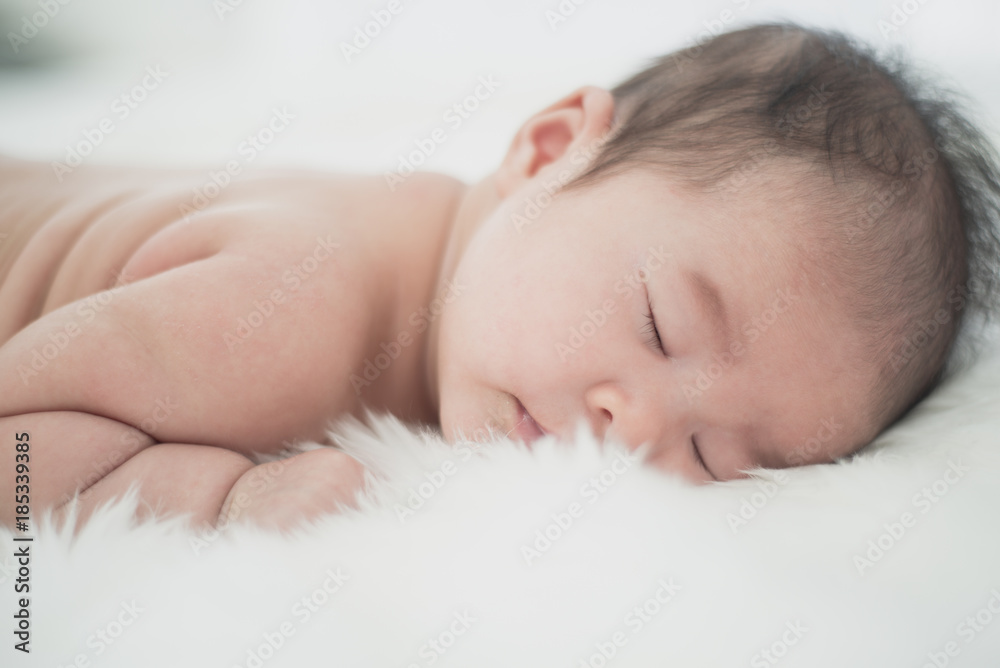 Asian beautiful newborn baby. Asian beautiful newborn baby.