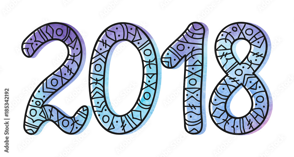2018 year lettering numbers 2018 year lettering numbers
