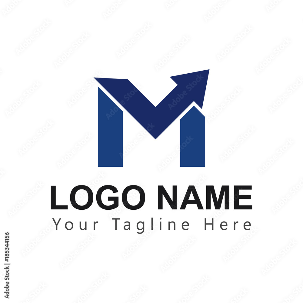 M Logo Vector Template Design
