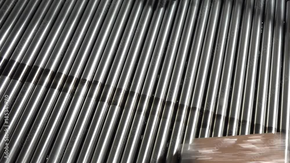 Staff correcting parcel on conveyor