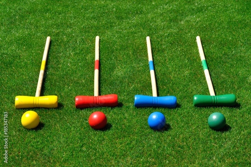 Fotografie Juego de croquet en línea