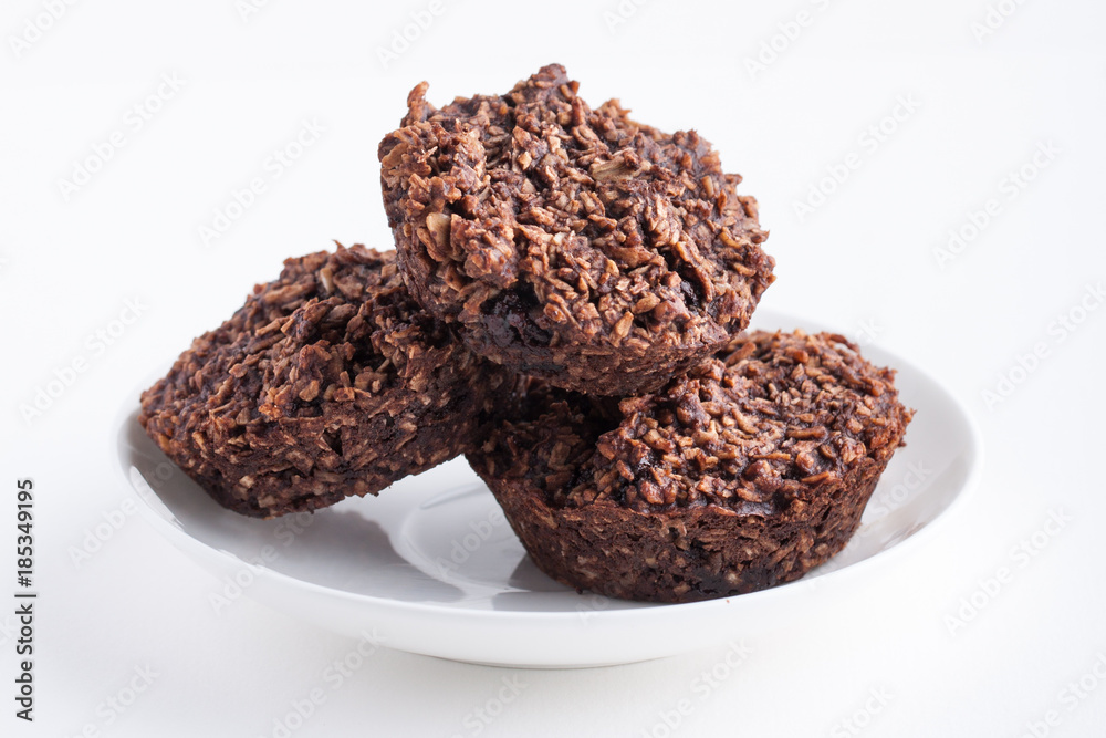 Homemade vegan cookies with organic cacao and nuts Homemade vegan cookies with organic cacao and nuts