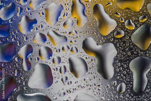 Abstract Color Water Drop Textures