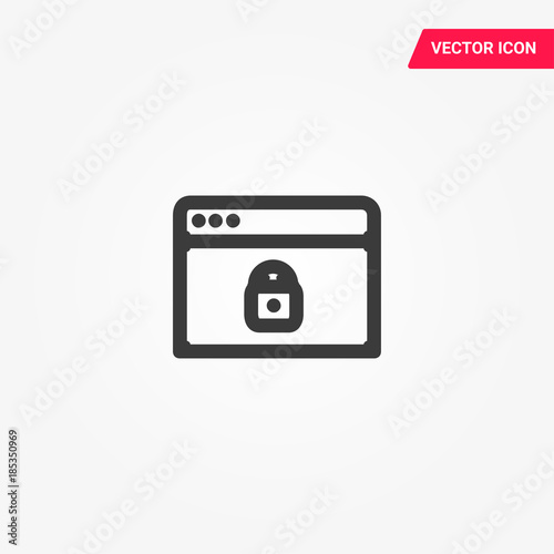 Secure web page icon © Heydar