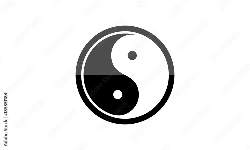 Yin Yang Logo vector Yin Yang Logo vector
