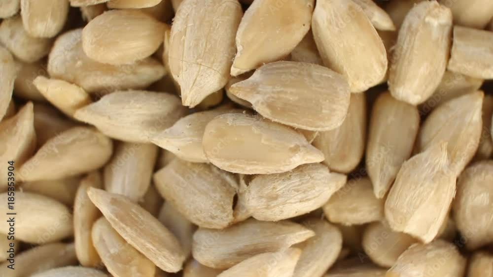 Sunflower seeds close up