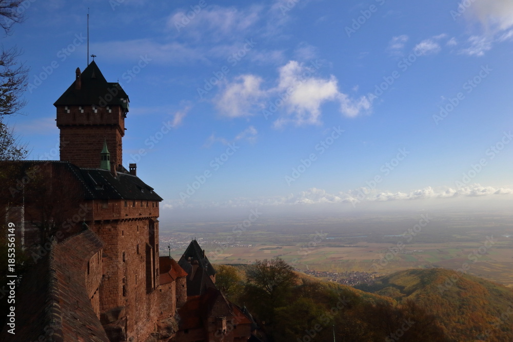 panorama castello di Haut-Königsbourg
