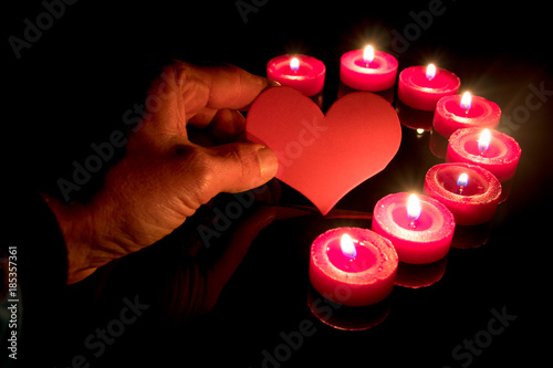 Hand holding a heart. Valentine's Day Fund