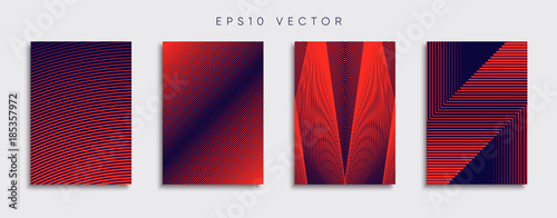 Obraz na płótnie Vector cover designs. Future Poster template. Smartphone modern background set. w salonie