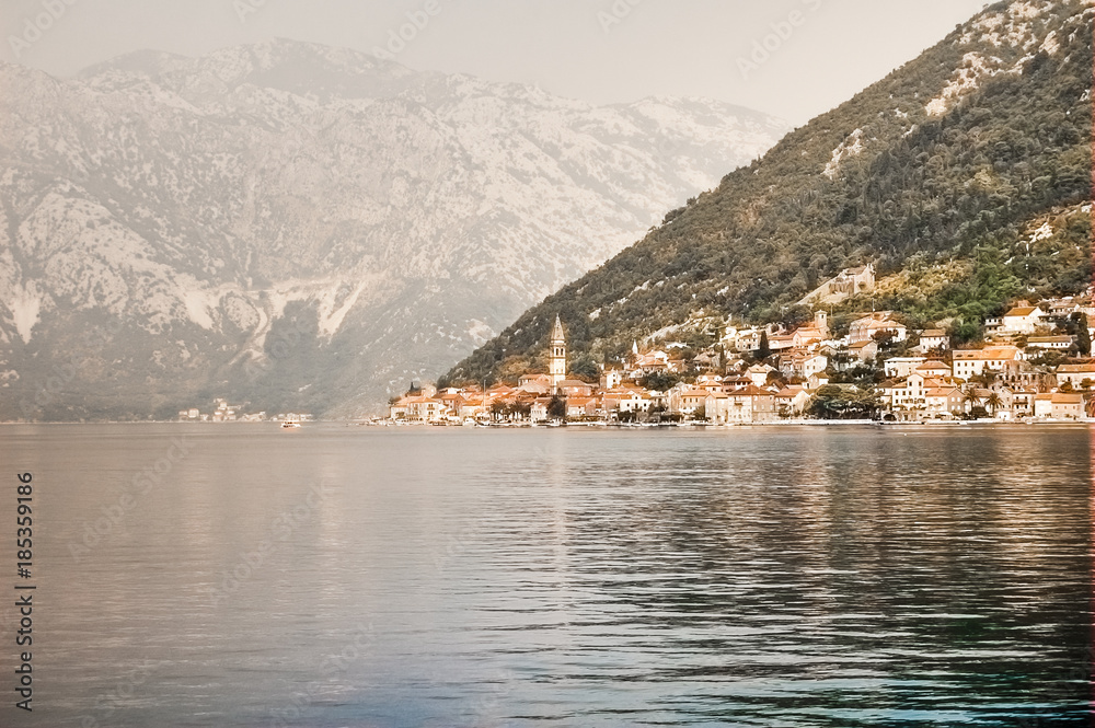 Panorama on a beautiful summer day, Montenegro