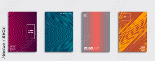 Vector cover designs. Future Poster template. Smartphone modern background set.