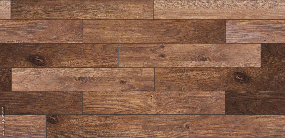 High quality high resolution seamless wood texture. Flooring. Parquet.  Stock Illustration