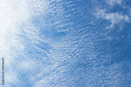 Blue sky white clouds ,Abstract nature ,Textured pattern background ,gradient.