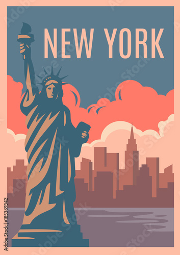 New York Retro Poster.