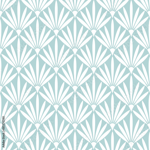 Floral pattern. Wallpaper baroque, damask. Seamless vector background. Blue and white ornament. Graphic modern pattern