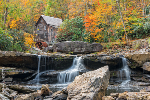 The Glade Creek Grist Mill In West Virginia photo