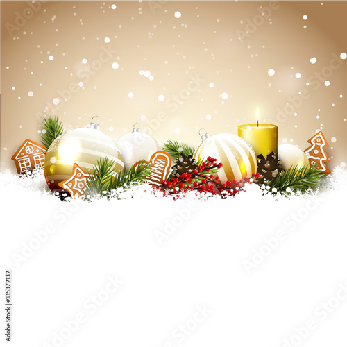 Traditional Christmas background