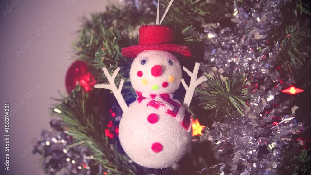 décoration de noël bonhomme de neige
