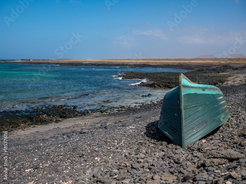 Fuerteventura bateau abandonné