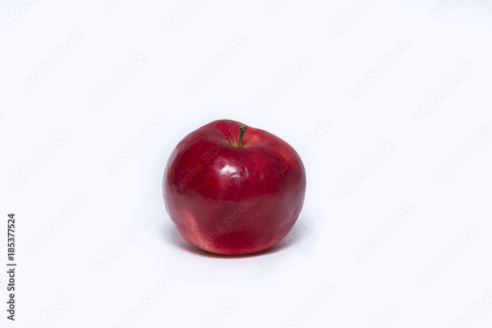 Delicious, juicy, tasty red apple isolated on white background Delicious, juicy, tasty red apple isolated on white background