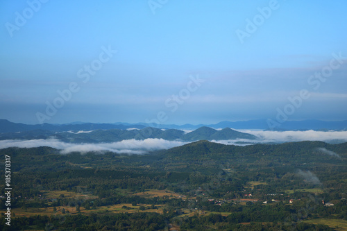 Landscape of rural city and mountain, Loei, Thailand © SqweezeLand