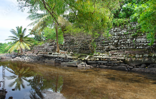 Nan Madol - archaeological site on the island of Pohnpei, Federated States of Micronesia 
