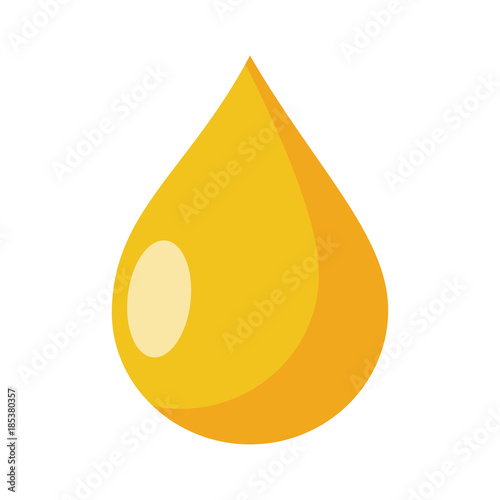 Tropfen Öl Flat Design Icon