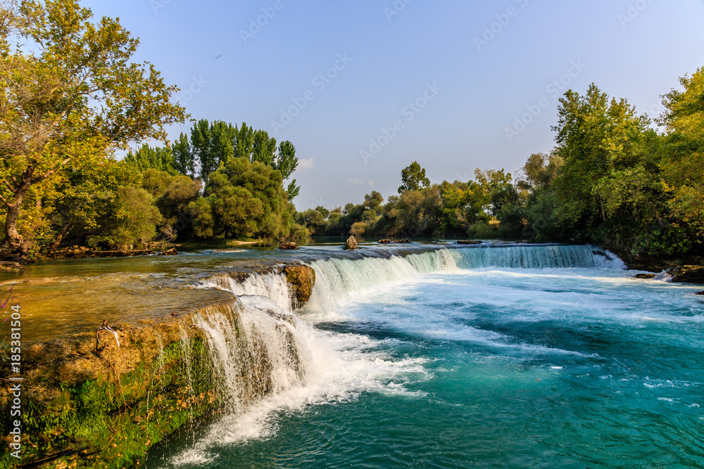 Waterfall on river Waterfall on river