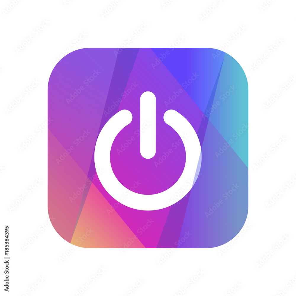 Multi-Color App Button Multi-Color App Button