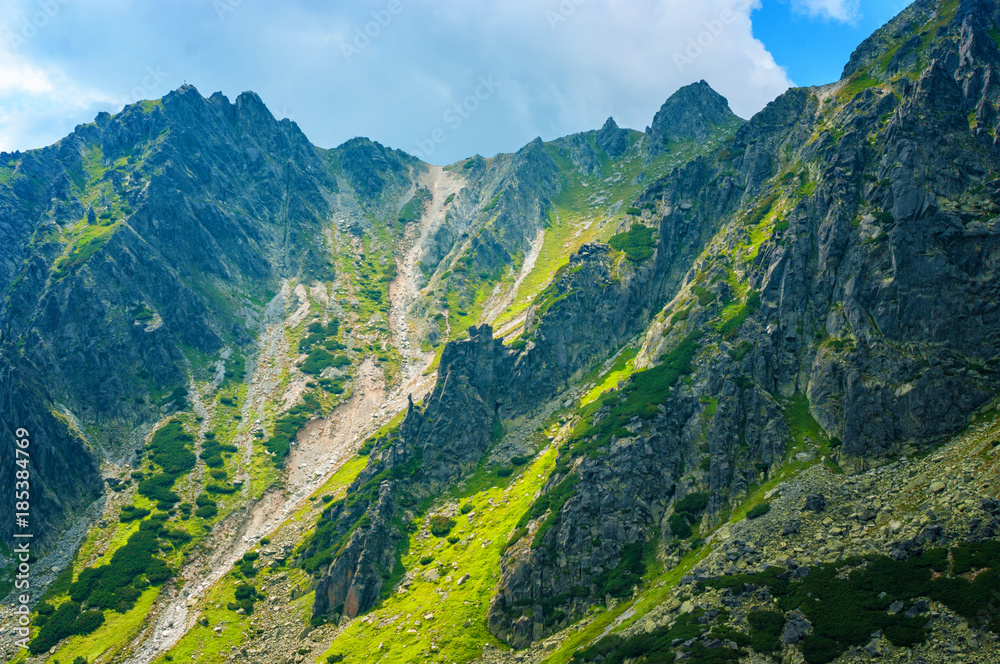 Fototapeta premium Mountain in High Tatras National Park, Slovakia