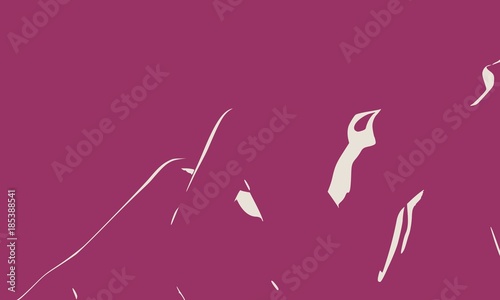 Silhouette of lying beautiful sexy fitness girl lying. Side view.