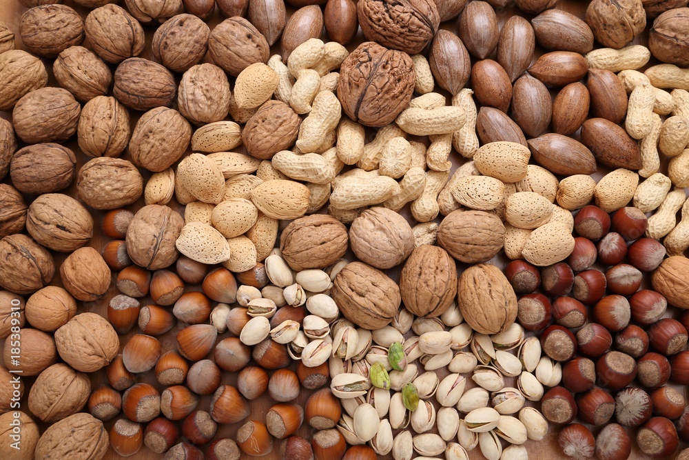 Mix of nuts. Mix of nuts.