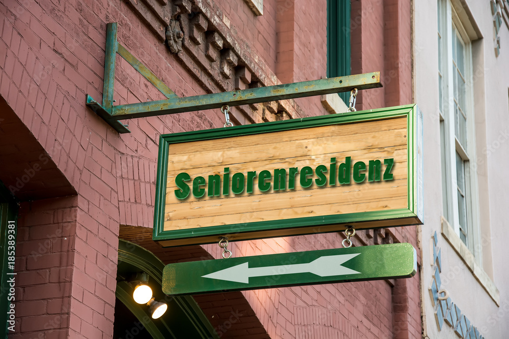 Obraz premium Schild 277 - Seniorenresidenz