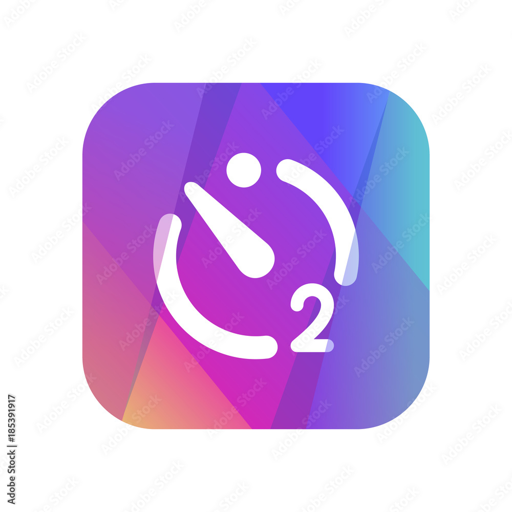Multi-Color App Button Multi-Color App Button